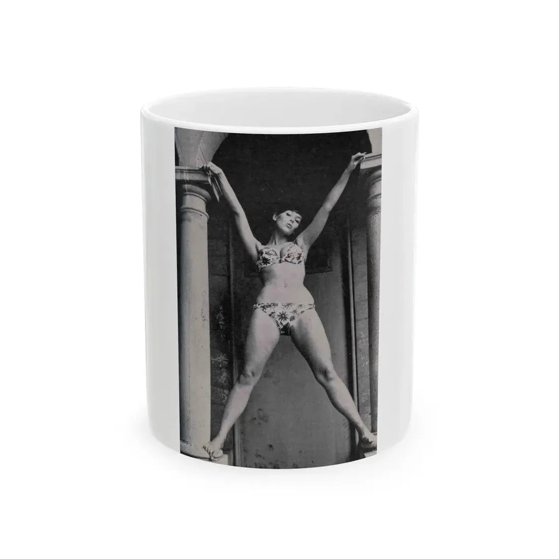 Yvonne Craig #270 (Vintage Female Icon) White Coffee Mug 11oz - Go Mug Yourself