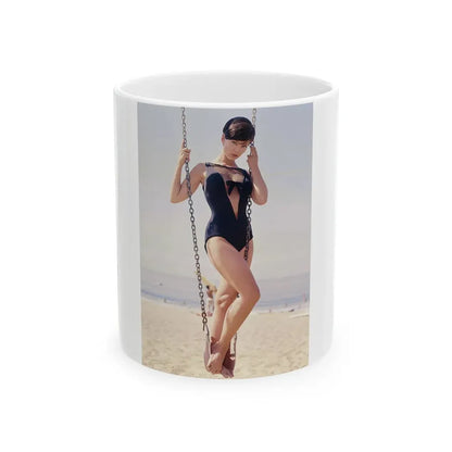 Yvonne Craig #272 (Vintage Female Icon) White Coffee Mug 11oz - Go Mug Yourself