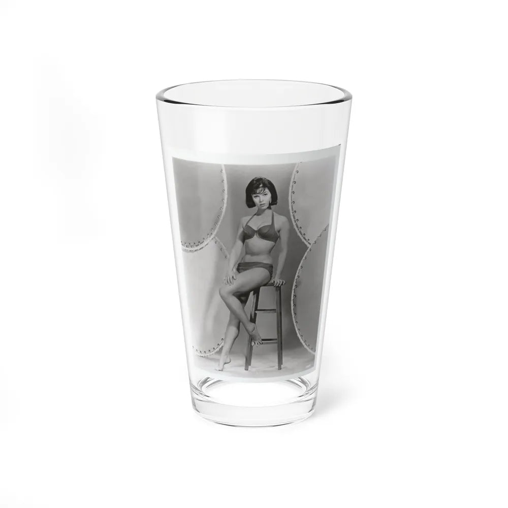 Yvonne Craig #32 (Vintage Female Icon) Pint Glass 16oz 16oz - Go Mug Yourself