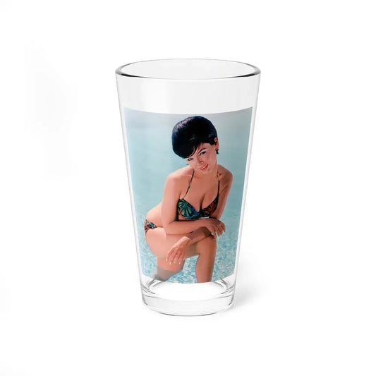 Yvonne Craig #381 (Vintage Female Icon) Pint Glass 16oz 16oz - Go Mug Yourself