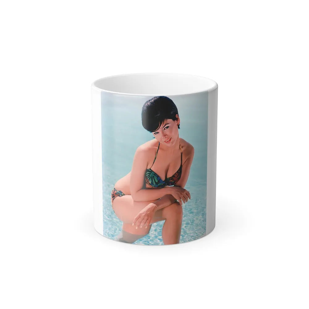 Yvonne Craig #381 (Vintage Female Icons) Color Changing Mug 11oz-11oz-Go Mug Yourself