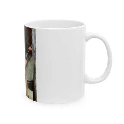 Yvonne Craig #411 (Vintage Female Icon) White Coffee Mug - Go Mug Yourself