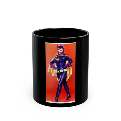 Yvonne Craig #45 - Batgirl Photo (Vintage Female Icon) Black Coffee Mug 11oz - Go Mug Yourself