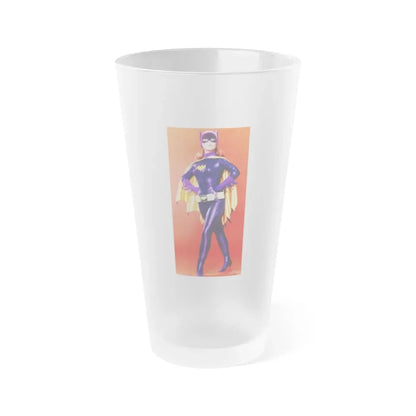 Yvonne Craig #45 - Batgirl Photo (Vintage Female Icon) Frosted Pint Glass 16oz 16oz Frosted - Go Mug Yourself