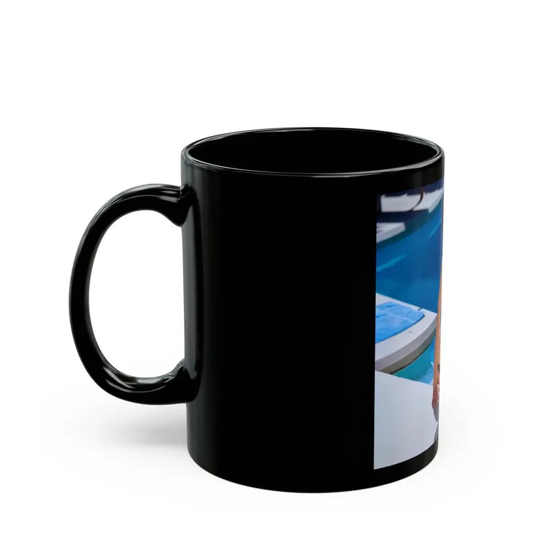 Yvonne Craig #57 (Vintage Female Icon) Black Coffee Mug - Go Mug Yourself