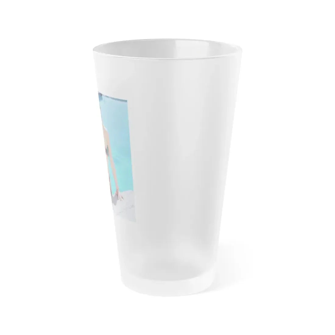 Yvonne Craig #57 (Vintage Female Icon) Frosted Pint Glass 16oz - Go Mug Yourself