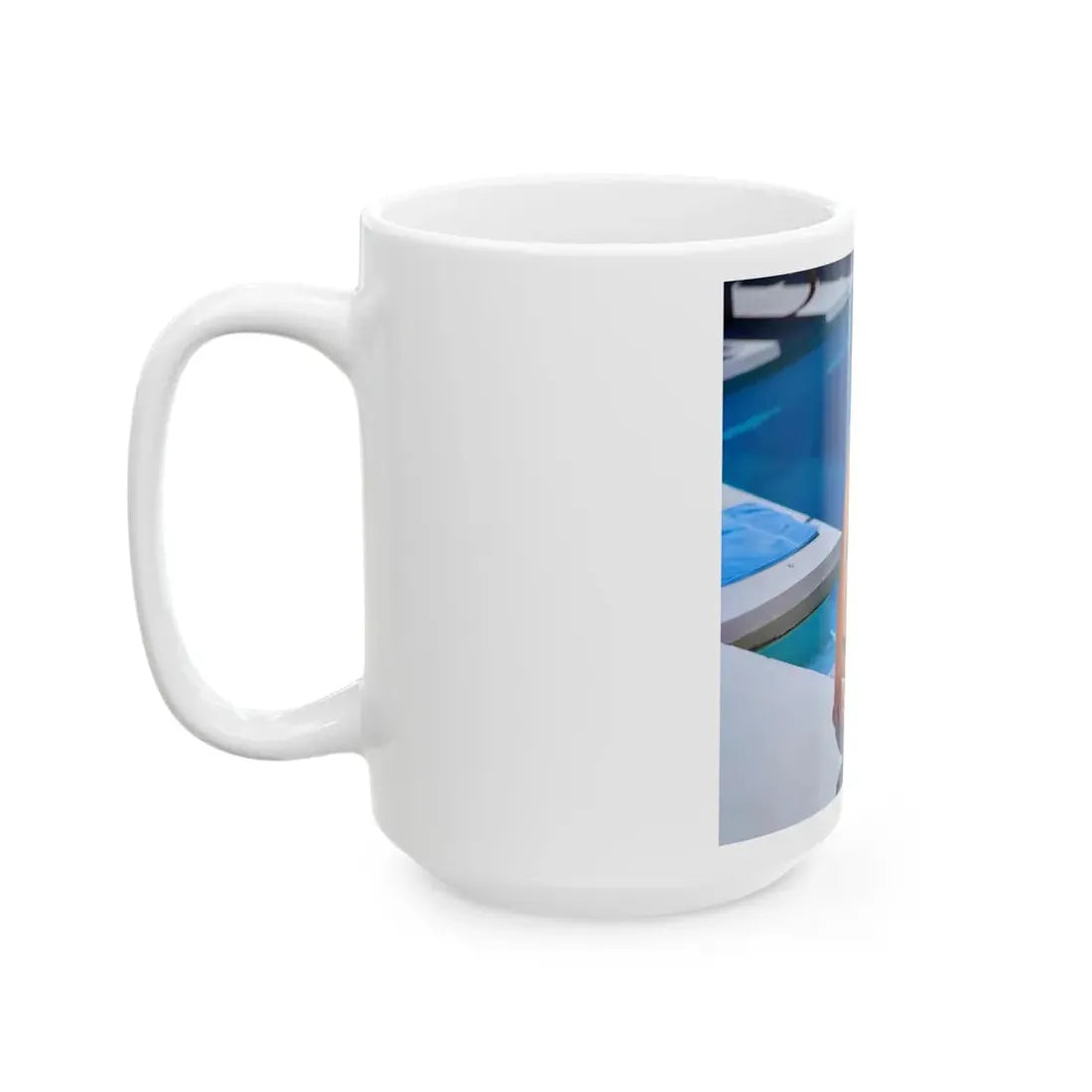 Yvonne Craig #57 (Vintage Female Icon) White Coffee Mug - Go Mug Yourself