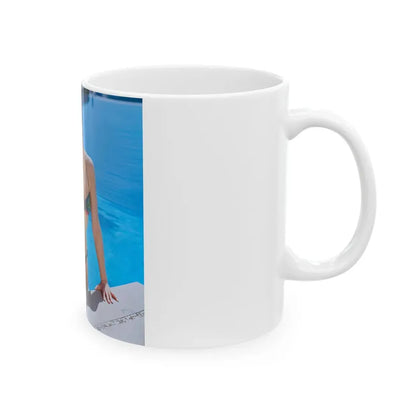 Yvonne Craig #57 (Vintage Female Icon) White Coffee Mug - Go Mug Yourself