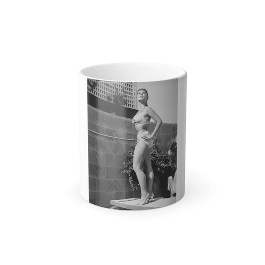 Yvonne Craig #63 (Vintage Female Icons) Color Changing Mug 11oz-11oz-Go Mug Yourself