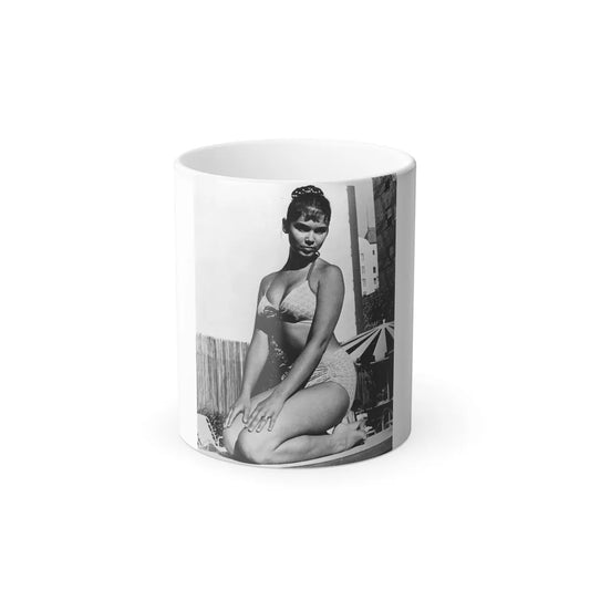 Yvonne Craig #69 (Vintage Female Icons) Color Changing Mug 11oz-11oz-Go Mug Yourself