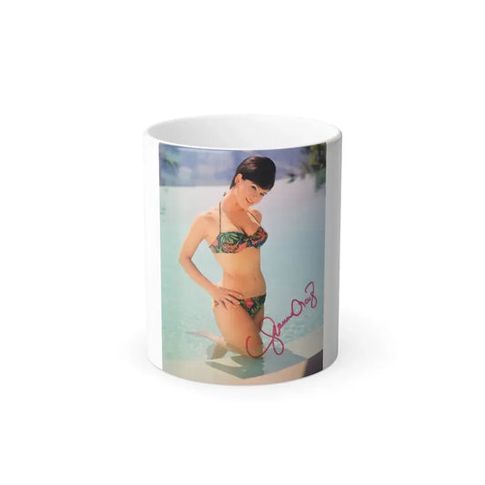 Yvonne Craig #82 - 8x10 Color 2-Piece Hawaiian Bikini Pin-Up Photo from 60's (Vintage Female Icon) Color Changing Mug 11oz Default Title 11oz - Go Mug Yourself