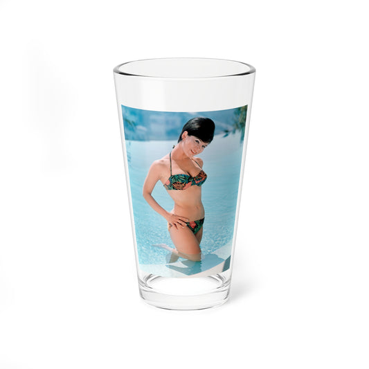 Yvonne Craig #82 - 8x10 Color 2-Piece Hawaiian Bikini Pin-Up Photo from 60's 2 (Vintage Female Icon) Pint Glass 16oz-16oz-Go Mug Yourself