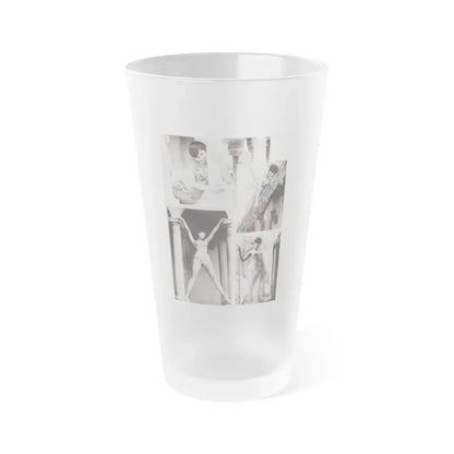 Yvonne Craig #90 (Vintage Female Icon) Frosted Pint Glass 16oz 16oz Frosted - Go Mug Yourself