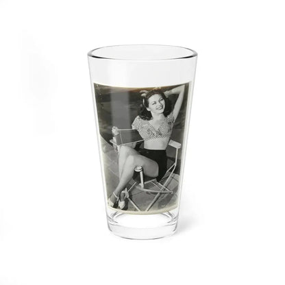 Yvonne DeCarlo #01 (Vintage Female Icon) Pint Glass 16oz 16oz - Go Mug Yourself