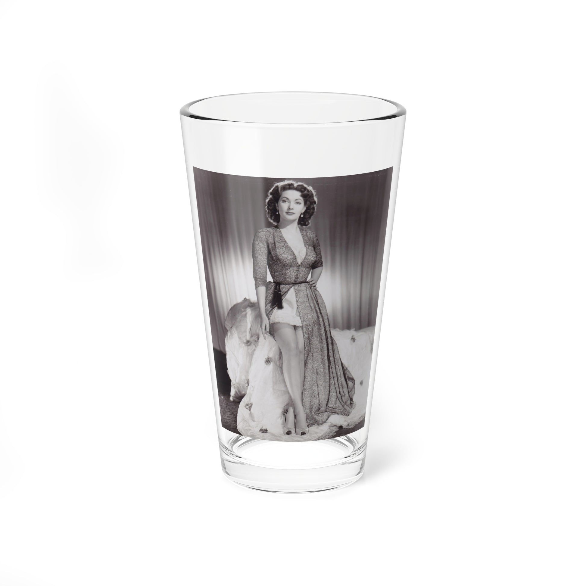 Yvonne DeCarlo #112 (Vintage Female Icon) Pint Glass 16oz-16oz-Go Mug Yourself