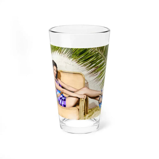 Yvonne DeCarlo #131 (Vintage Female Icon) Pint Glass 16oz 16oz - Go Mug Yourself