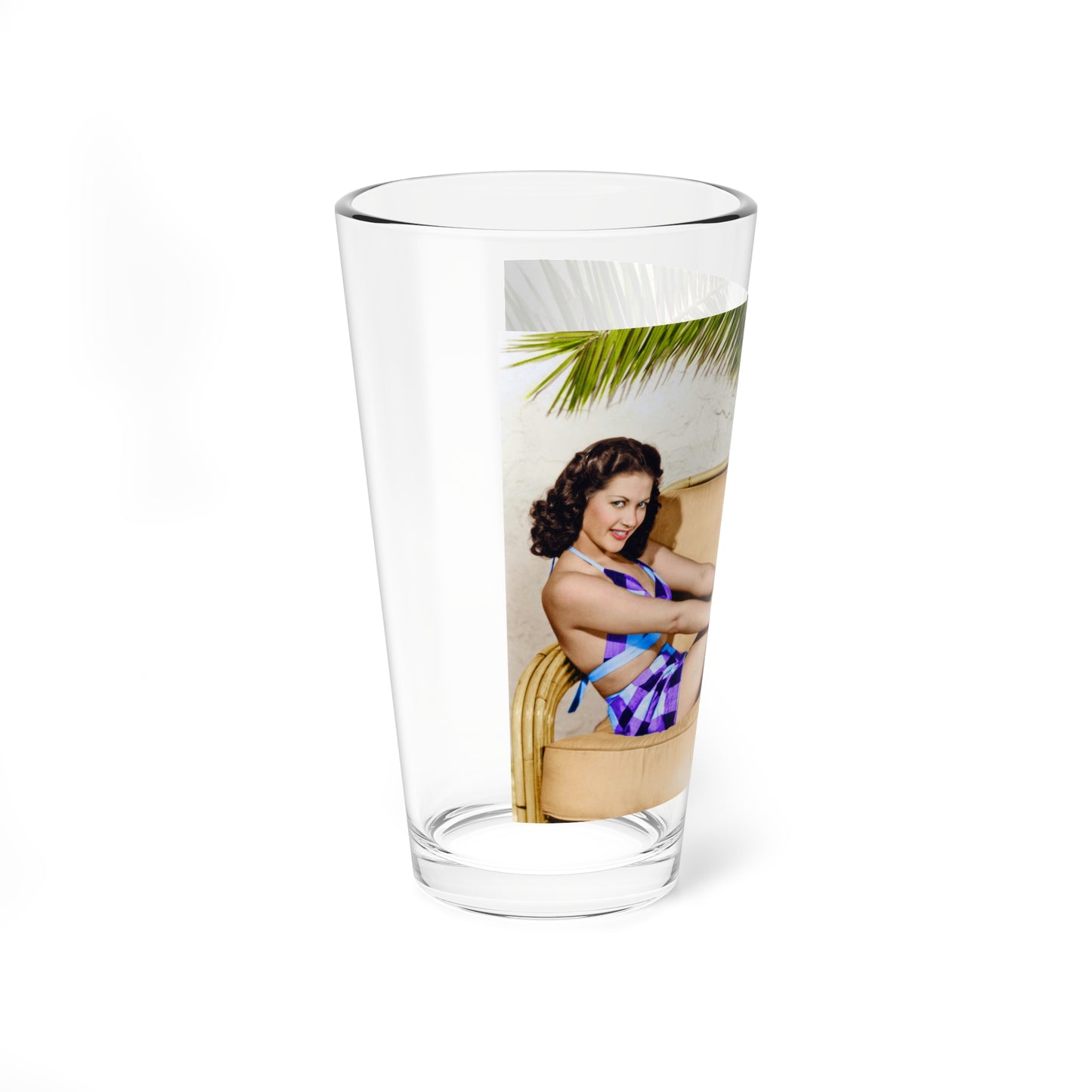 Yvonne DeCarlo #131 (Vintage Female Icon) Pint Glass 16oz-Go Mug Yourself