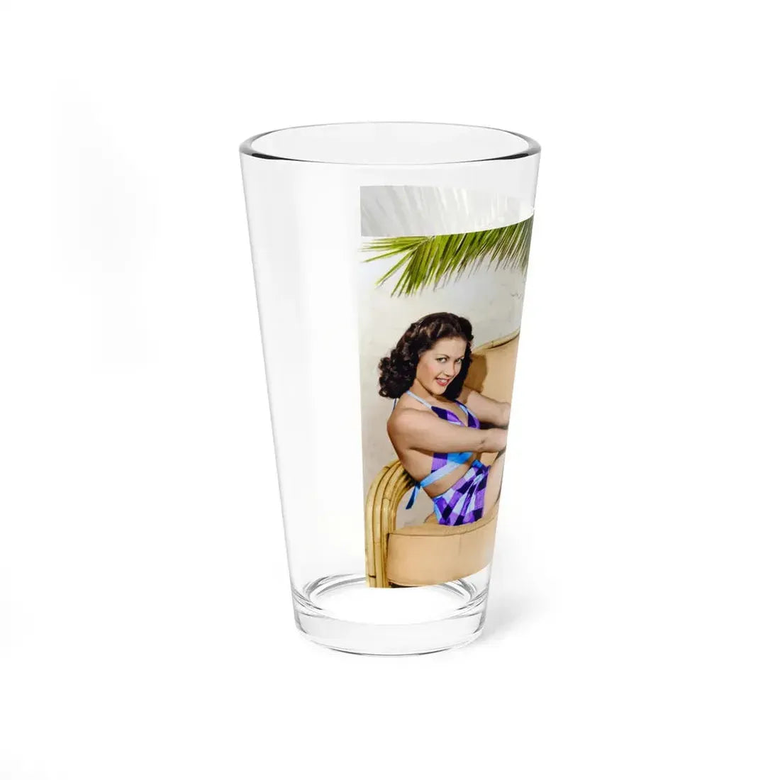 Yvonne DeCarlo #131 (Vintage Female Icon) Pint Glass 16oz - Go Mug Yourself