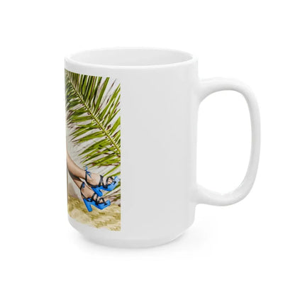 Yvonne DeCarlo #131 (Vintage Female Icon) White Coffee Mug - Go Mug Yourself