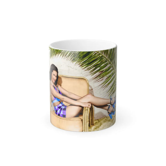Yvonne DeCarlo #131 (Vintage Female Icons) Color Changing Mug 11oz-11oz-Go Mug Yourself