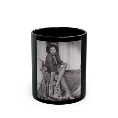 Yvonne DeCarlo #135 (Vintage Female Icon) Black Coffee Mug 11oz - Go Mug Yourself