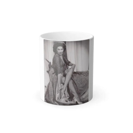 Yvonne DeCarlo #135 (Vintage Female Icon) Color Changing Mug 11oz 11oz - Go Mug Yourself