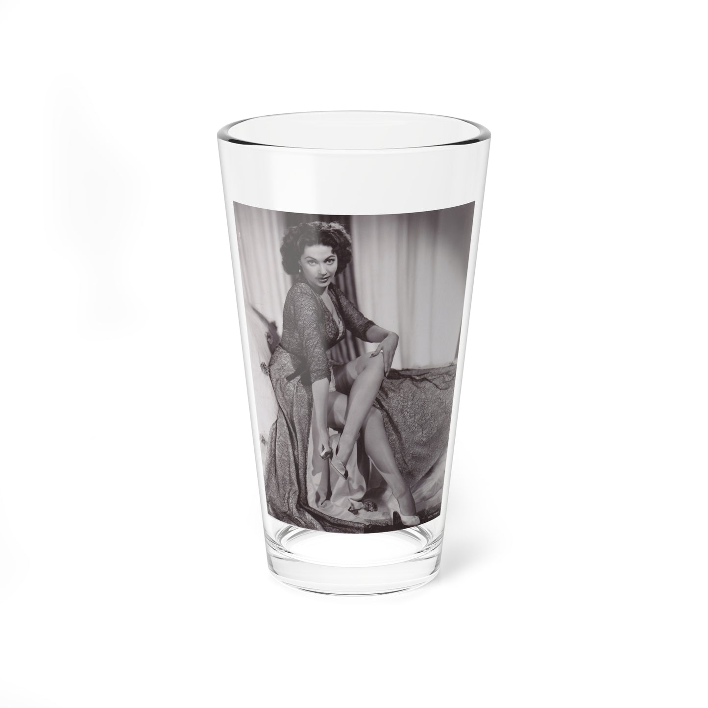 Yvonne DeCarlo #135 (Vintage Female Icon) Pint Glass 16oz-16oz-Go Mug Yourself