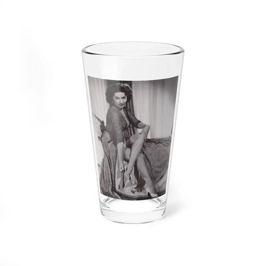 Yvonne DeCarlo #135 (Vintage Female Icon) Pint Glass 16oz 16oz - Go Mug Yourself