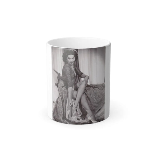 Yvonne DeCarlo #135 (Vintage Female Icons) Color Changing Mug 11oz-11oz-Go Mug Yourself