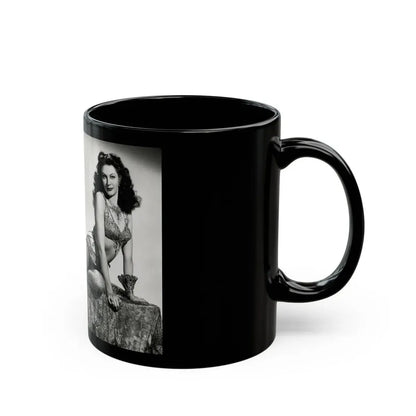 Yvonne DeCarlo #1371 (Vintage Female Icon) Black Coffee Mug - Go Mug Yourself