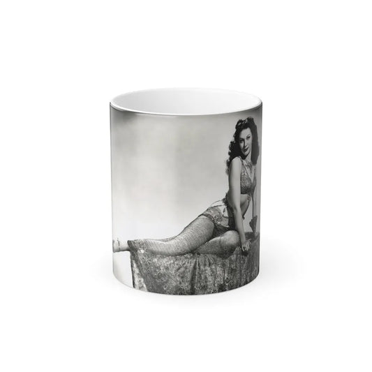 Yvonne DeCarlo #1371 (Vintage Female Icons) Color Changing Mug 11oz-Go Mug Yourself