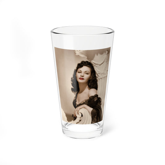 Yvonne DeCarlo #138 (Vintage Female Icon) Pint Glass 16oz-16oz-Go Mug Yourself