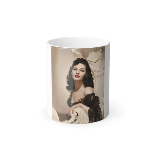 Yvonne DeCarlo #138 (Vintage Female Icons) Color Changing Mug 11oz-Go Mug Yourself