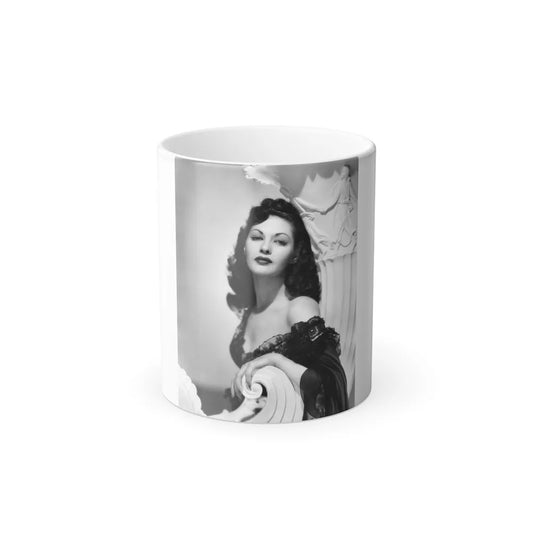 Yvonne DeCarlo #1381 (Vintage Female Icons) Color Changing Mug 11oz-Go Mug Yourself