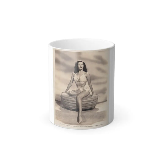 Yvonne DeCarlo #150 (Vintage Female Icons) Color Changing Mug 11oz-Go Mug Yourself