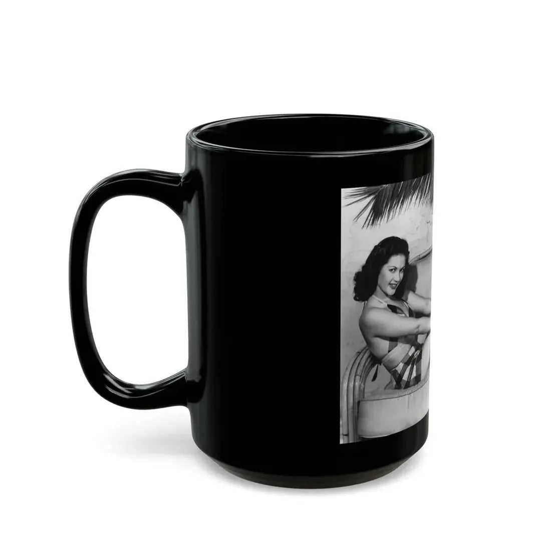 Yvonne DeCarlo #34 (Vintage Female Icon) Black Coffee Mug - Go Mug Yourself