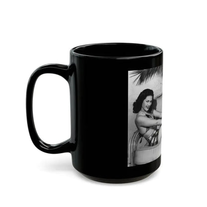 Yvonne DeCarlo #34 (Vintage Female Icon) Black Coffee Mug - Go Mug Yourself