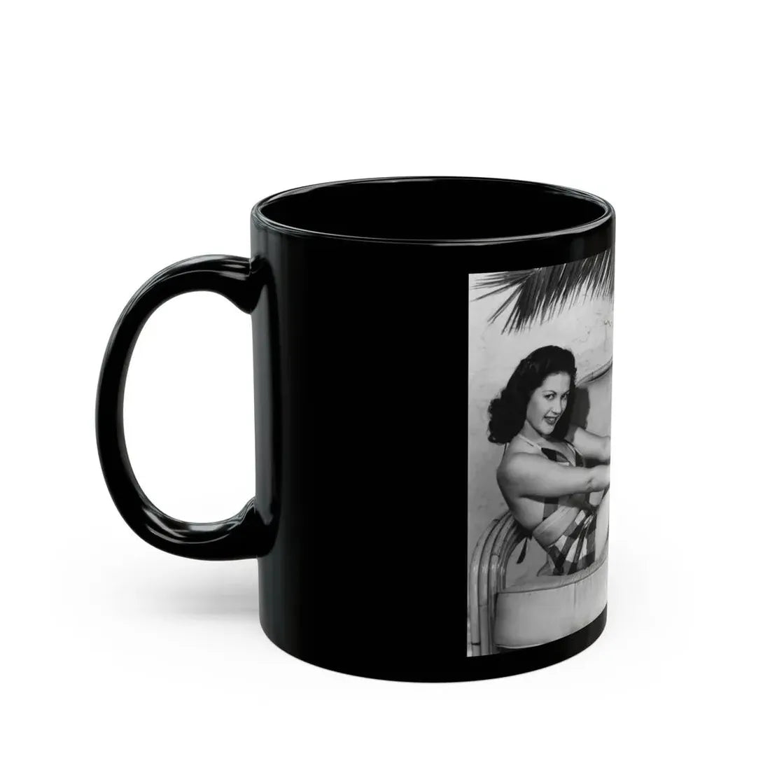 Yvonne DeCarlo #34 (Vintage Female Icon) Black Coffee Mug - Go Mug Yourself