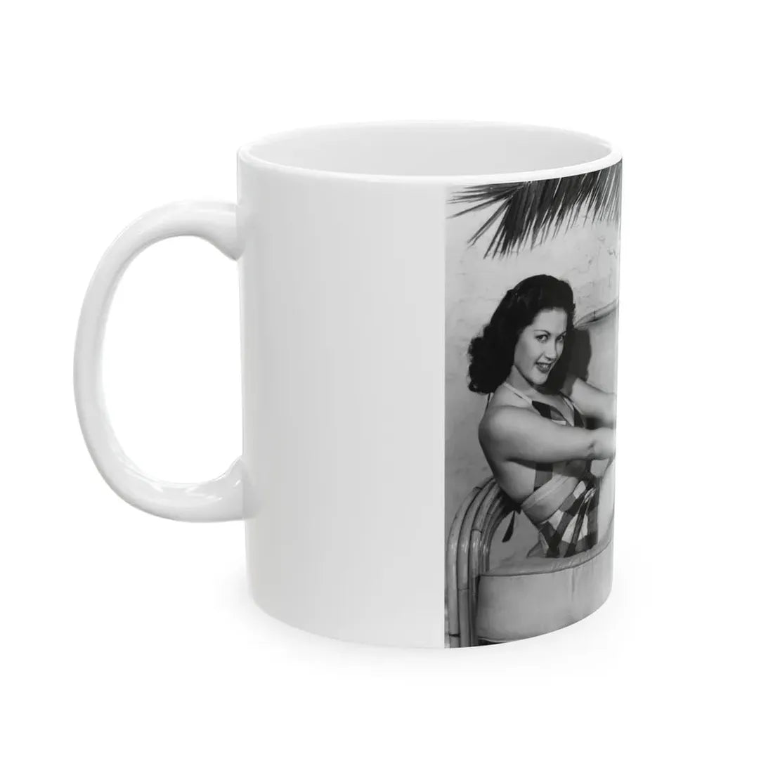 Yvonne DeCarlo #34 (Vintage Female Icon) White Coffee Mug - Go Mug Yourself