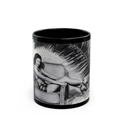 Yvonne DeCarlo #341 (Vintage Female Icon) Black Coffee Mug 11oz - Go Mug Yourself