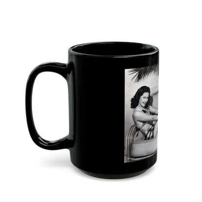 Yvonne DeCarlo #341 (Vintage Female Icon) Black Coffee Mug - Go Mug Yourself