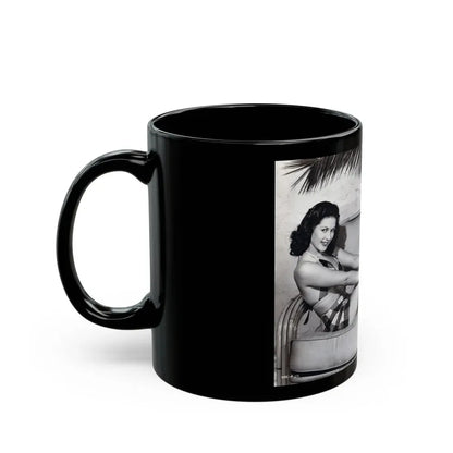 Yvonne DeCarlo #341 (Vintage Female Icon) Black Coffee Mug - Go Mug Yourself