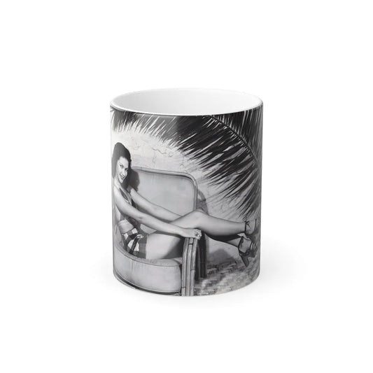Yvonne DeCarlo #341 (Vintage Female Icons) Color Changing Mug 11oz-Go Mug Yourself