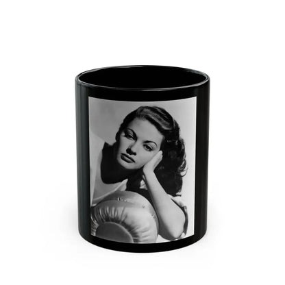 Yvonne DeCarlo #52 (Vintage Female Icon) Black Coffee Mug 11oz - Go Mug Yourself