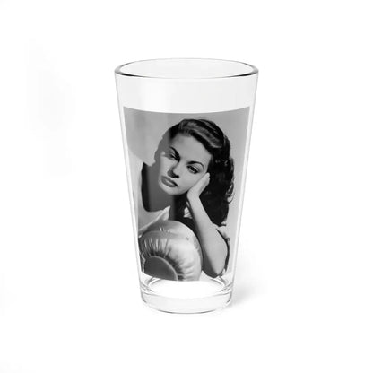 Yvonne DeCarlo #52 (Vintage Female Icon) Pint Glass 16oz 16oz - Go Mug Yourself