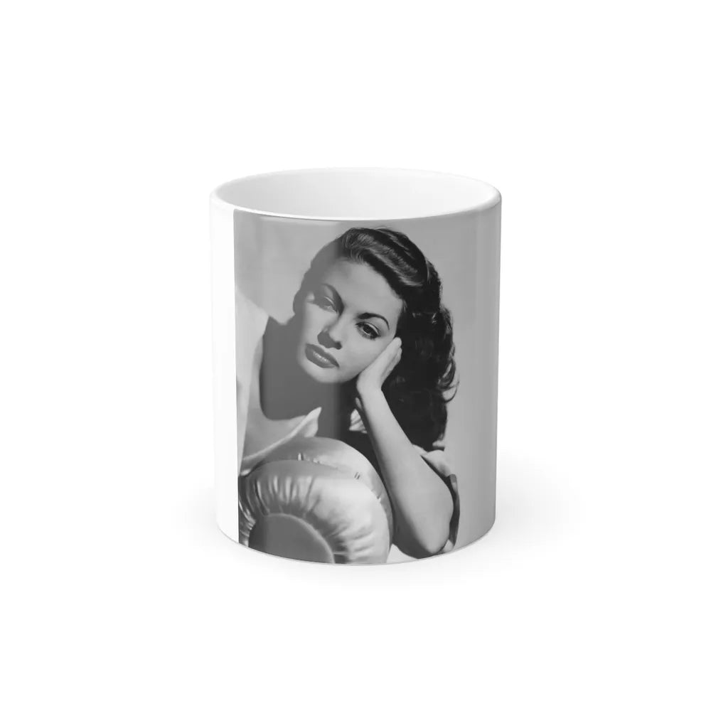 Yvonne DeCarlo #52 (Vintage Female Icons) Color Changing Mug 11oz-11oz-Go Mug Yourself