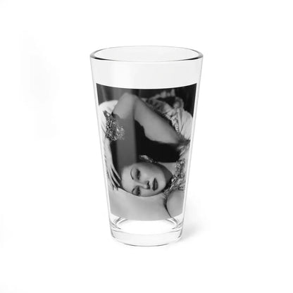 Yvonne DeCarlo #58 (Vintage Female Icon) Pint Glass 16oz 16oz - Go Mug Yourself