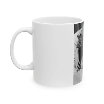 Yvonne DeCarlo #58 (Vintage Female Icon) White Coffee Mug-Go Mug Yourself