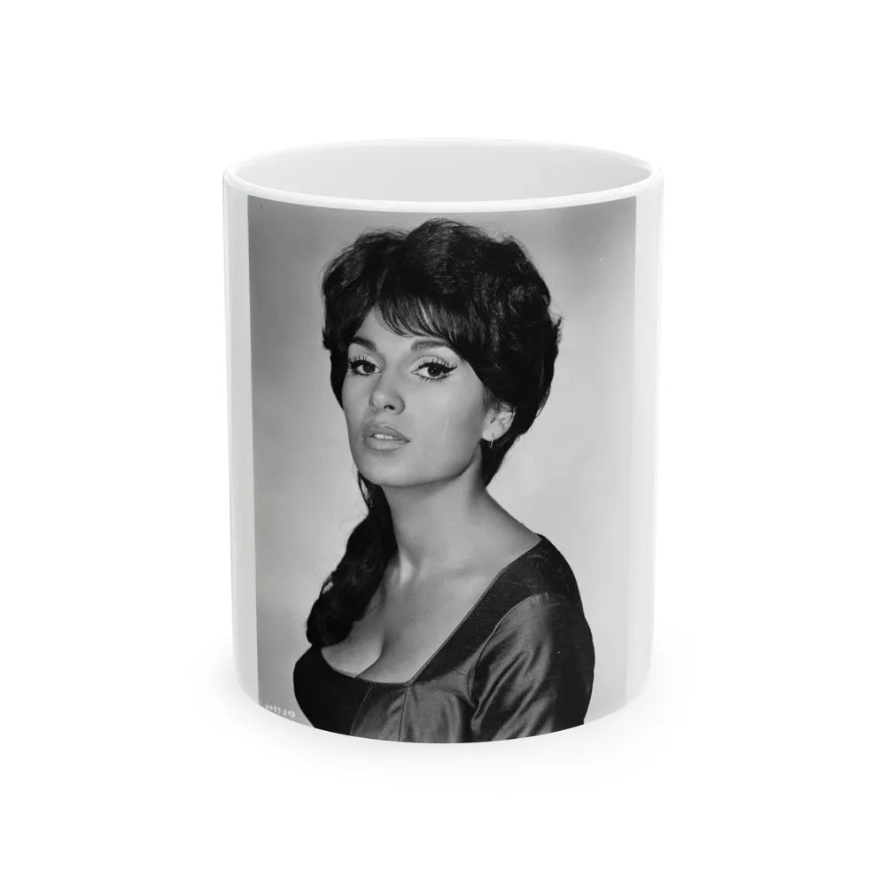 Yvonne Romaine #11 (Vintage Female Icon) White Coffee Mug-11oz-Go Mug Yourself