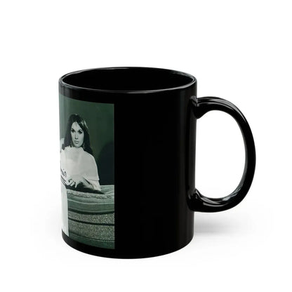 Yvonne Romaine #17 (Vintage Female Icon) Black Coffee Mug - Go Mug Yourself